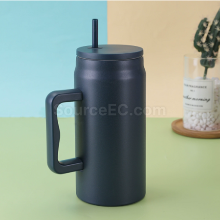 Customization 50OZ Straw handle thermos cup Corporate Gifts
