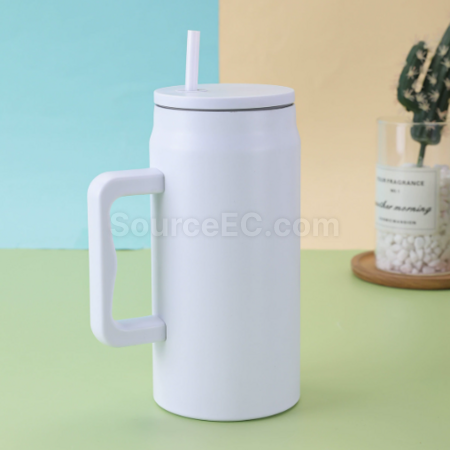 Customization 50OZ Straw handle thermos cup Corporate Gifts