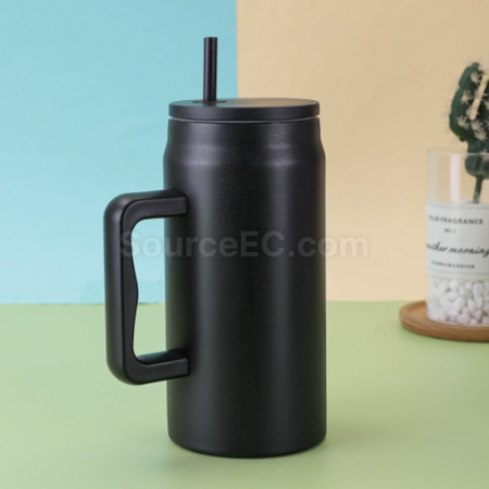 Customization 50OZ Straw handle thermos cup Corporate Gifts