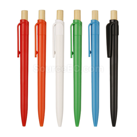 New RABS recyclable material GRS environmentally friendly bamboo, wood, plastic promotion ballpoint pen