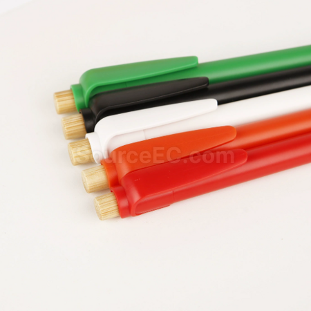Customization New RABS recyclable material GRS environmentally friendly bamboo, wood, plastic promotion ballpoint pen Corporate Gifts