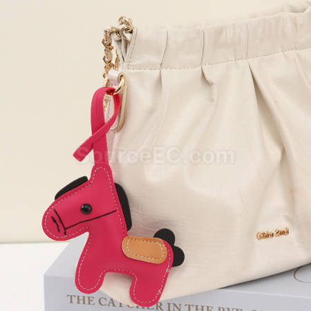 Customization PU Leather Pony Pendant Corporate Gifts