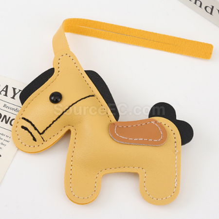 Customization PU Leather Pony Pendant Corporate Gifts