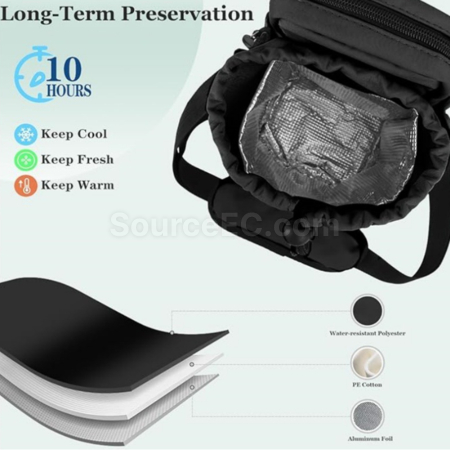 Customization Portable Crossbody Insulated Water Bottle Bag Corporate Gifts