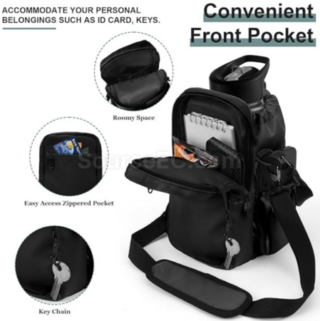 Customization Portable Crossbody Insulated Water Bottle Bag Corporate Gifts
