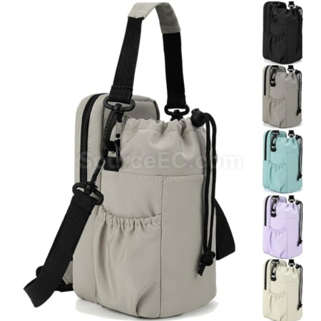 Customization Portable Crossbody Insulated Water Bottle Bag Corporate Gifts