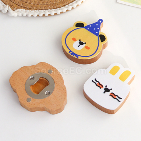Customization Magnetic refrigerator sticker bottle opener Corporate Gifts