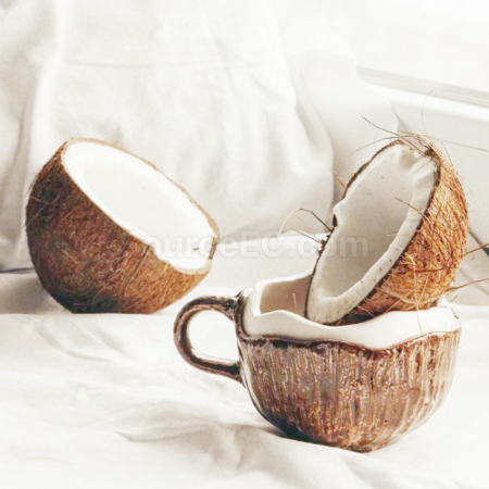 Customization Irregular Coconut Ceramic Mug Corporate Gifts