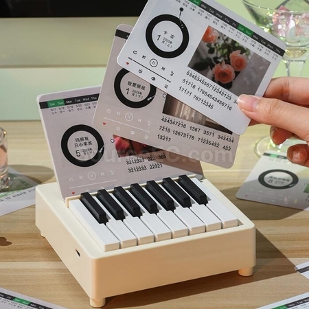 Customization Mini Piano Calendar Desktop Ornament Corporate Gifts