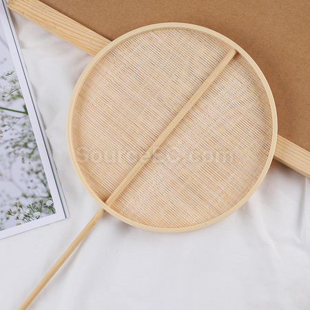 Customization Bamboo Woven Fan Corporate Gifts