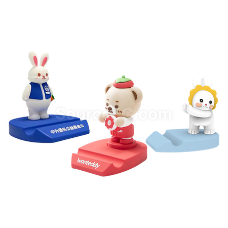 Customization Customizable PVC Figure Phone Holder Corporate Gifts