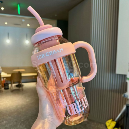Customization 1300ml Plastic large-bellied water bottle Corporate Gifts