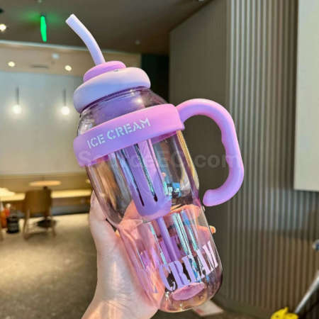 Customization 1300ml Plastic large-bellied water bottle Corporate Gifts