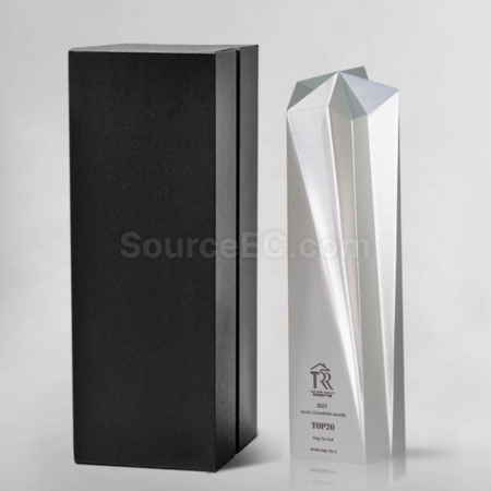 Customization Aluminum Alloy Brushed Trophy Corporate Gifts