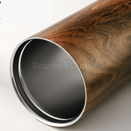 Customization Wood Grain Portable Thermos Cup Corporate Gifts