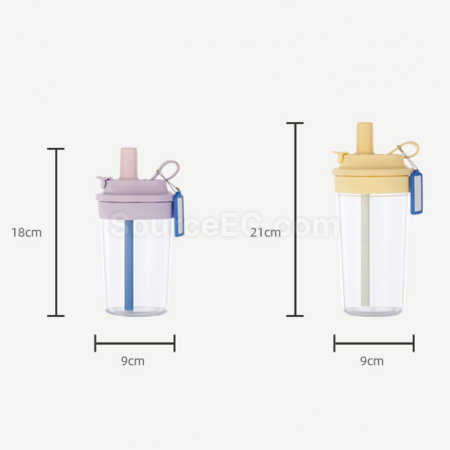 Customization Plastic straw water cup Corporate Gifts