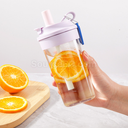 Customization Plastic straw water cup Corporate Gifts