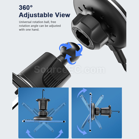 Customization 15W Magnetic Wireless Charging Car Phone Holder Corporate Gifts