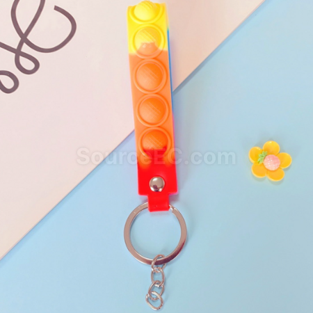 Customization Stress Relief Bubble Keychain Corporate Gifts