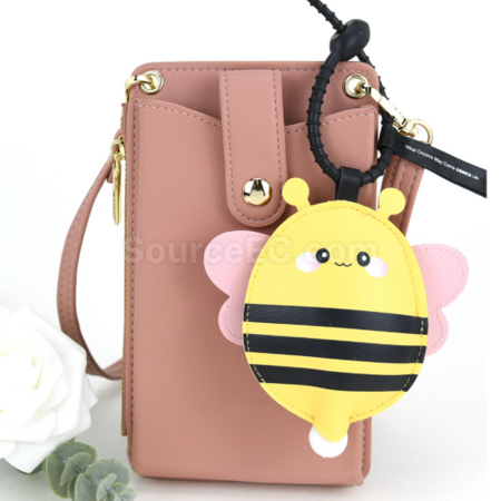 Customization Bee Stress Relief Squeeze Keychain Corporate Gifts
