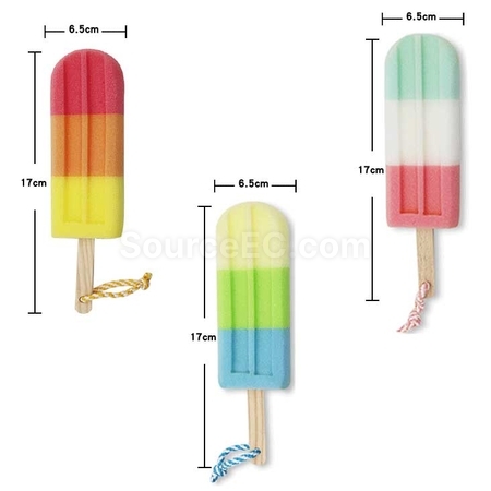 Customization Colorful Ice Cream Sponge Brush Corporate Gifts