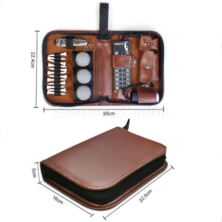 Customization Golf Accessories Multifunctional Portable Imitation Leather Bag Corporate Gifts