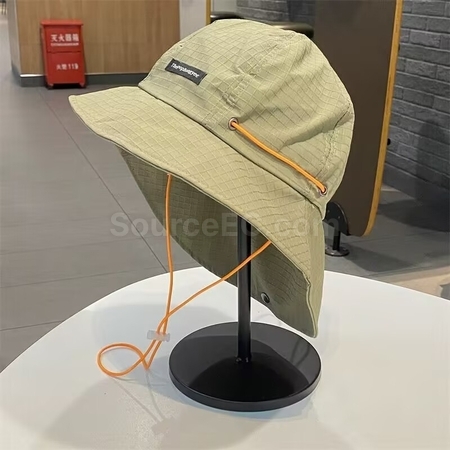 Customization Japanese Style Drawstring Wide Brim Sun Protection And Waterproof Basin Hat Corporate Gifts