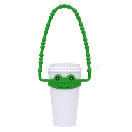 Customization Anti-slip portable silicone water cup lanyard Corporate Gifts