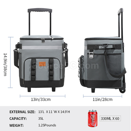 Customization Zippered Insulated Bag Corporate Gifts