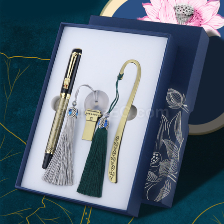 Elegant Ancient Style USB Flash Drive Business Gift Set