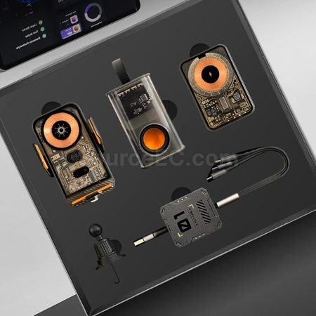 Customization Mecha Transparent Style Wireless Bluetooth Speaker Set Corporate Gifts