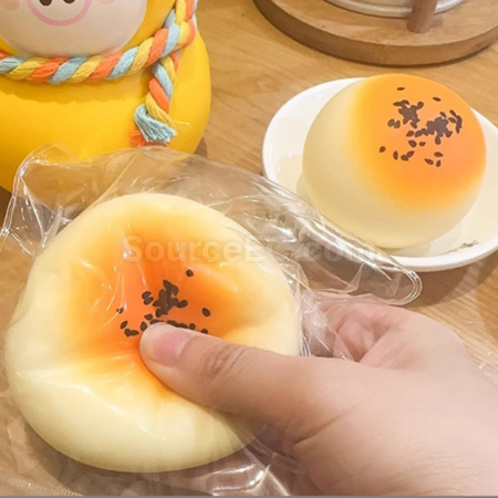 Customization Fluid Egg Yolk Puff Stress Ball Corporate Gifts