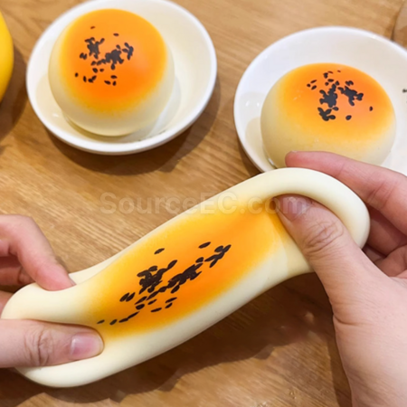 Customization Fluid Egg Yolk Puff Stress Ball Corporate Gifts