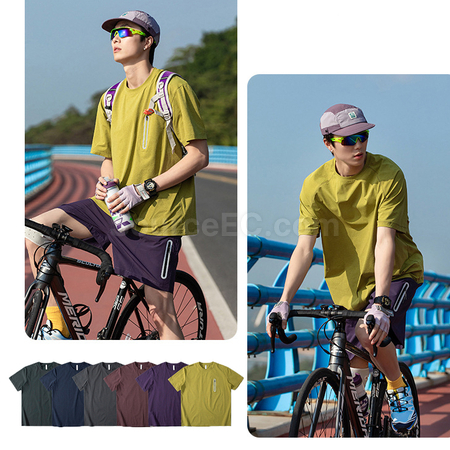 Customization Lightweight Breathable Sunscreen Quick - Drying Men's T - Shirt Corporate Gifts