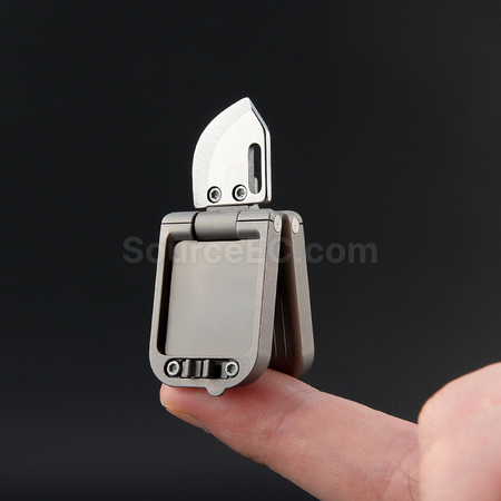 Titanium alloy suitcase mini knife