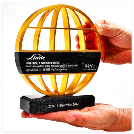 Customization Metal Marble Trophy Corporate Gifts