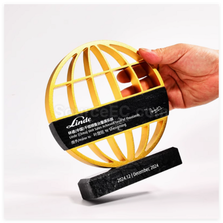 Customization Metal Marble Trophy Corporate Gifts