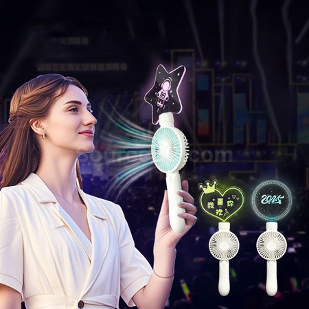 Customization Support Stick Hand Fan Corporate Gifts