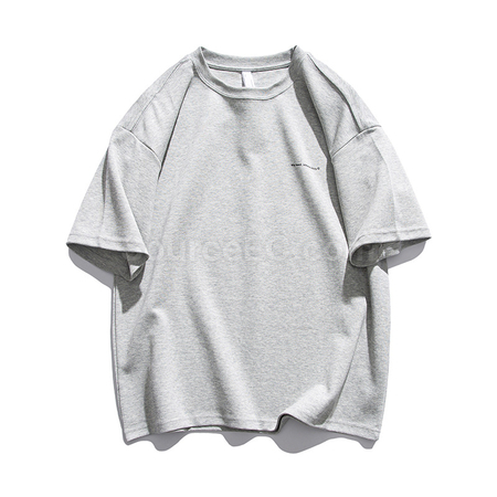 Customization 300g Heavyweight Solid Color Short-sleeved T-shirt Corporate Gifts