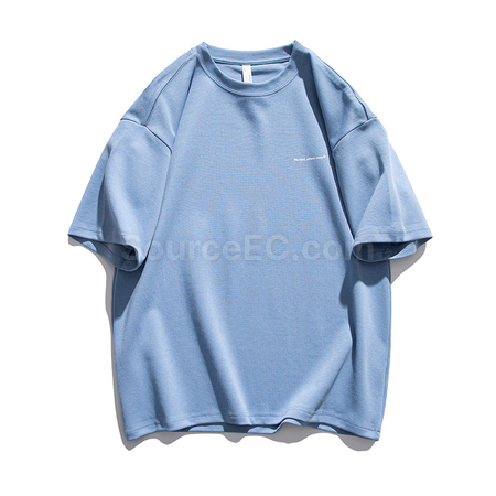 Customization 300g Heavyweight Solid Color Short-sleeved T-shirt Corporate Gifts