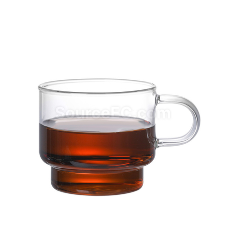 Customization Colored Glass Coffee Cup Corporate Gifts