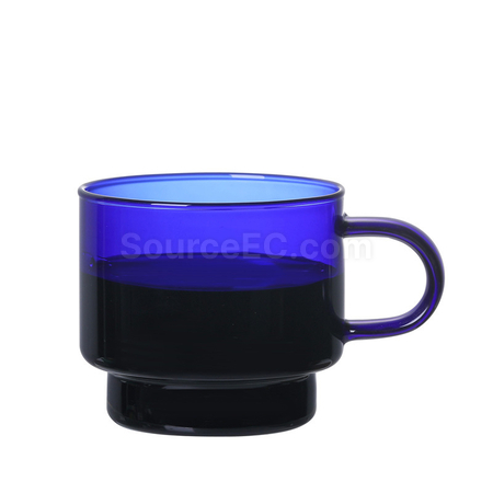 Customization Colored Glass Coffee Cup Corporate Gifts