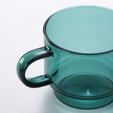 Customization Colored Glass Coffee Cup Corporate Gifts