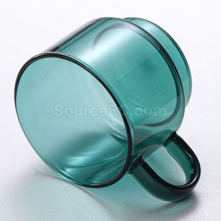 Customization Colored Glass Coffee Cup Corporate Gifts