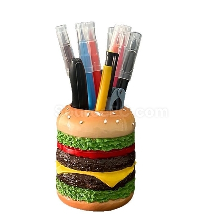 Hamburger Pen Holder
