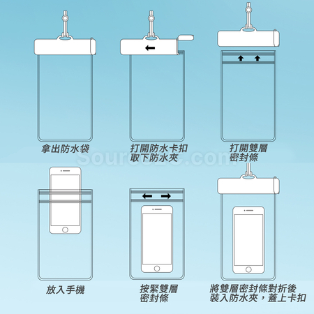 Customization Touchscreen Phone Waterproof Bag Corporate Gifts