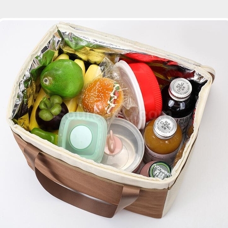 Customization Picnic Insulated Zipper Thickened Waterproof And Oil-Proof Handbag Corporate Gifts