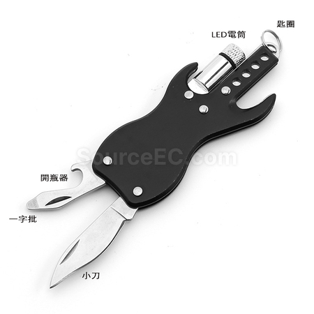 Customization Multi-Function Knife With LED Light And Keychain Corporate Gifts