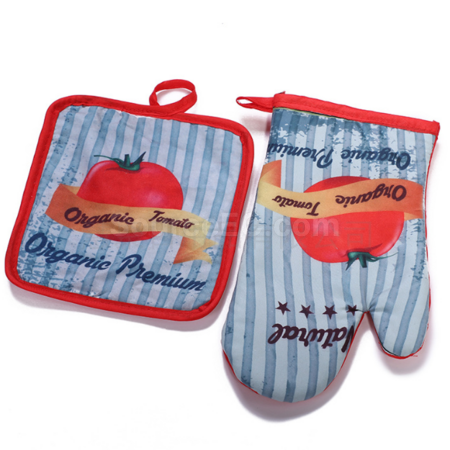 Customization Two-piece set of microwave anti-scald gloves and mats Corporate Gifts
