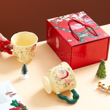 Customization Christmas Cup Creative Ceramic Mug Corporate Gifts